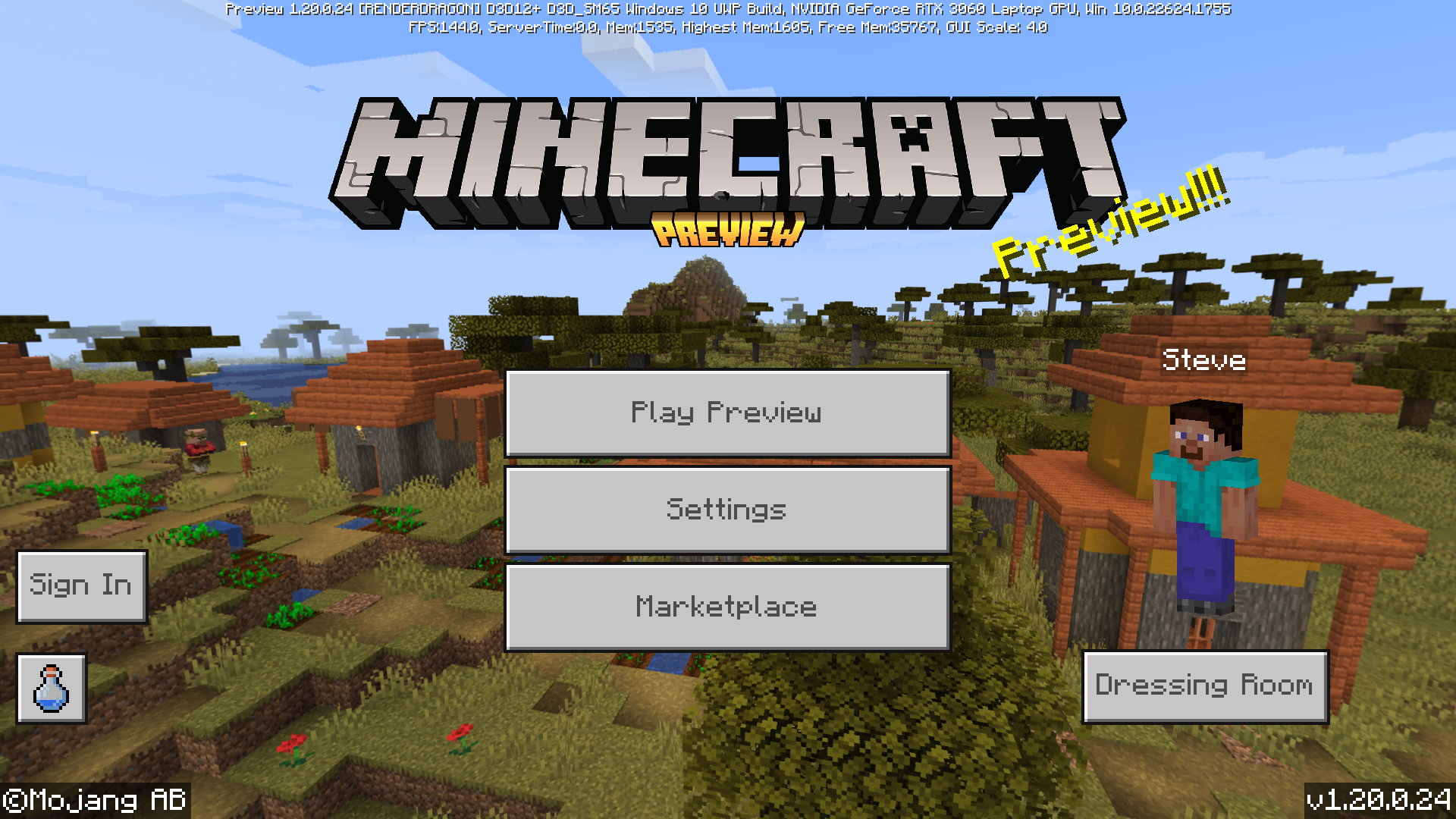How to download Minecraft Bedrock beta/preview 1.20.0.24