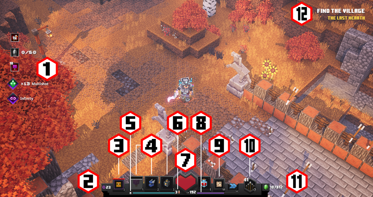 Minecraft DungeonsHeadsup display Minecraft Wiki