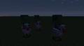Three chicken jockeys spawned at night.