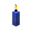 Blue Candle (lit)