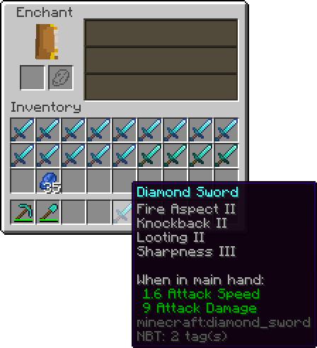 How do you get a 255 enchantment sword in Minecraft?