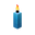 Light Blue Candle (lit) JE2.png