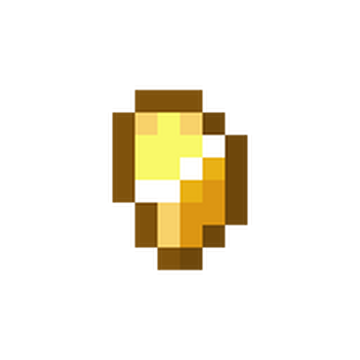 minecraft gold transparent