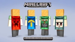 Second Promotional image for MINECON 2015 Skin Pack.