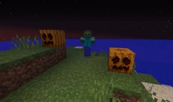 Unreleased texture update carved pumpkin texture.