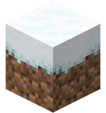 Snowy Grass Block