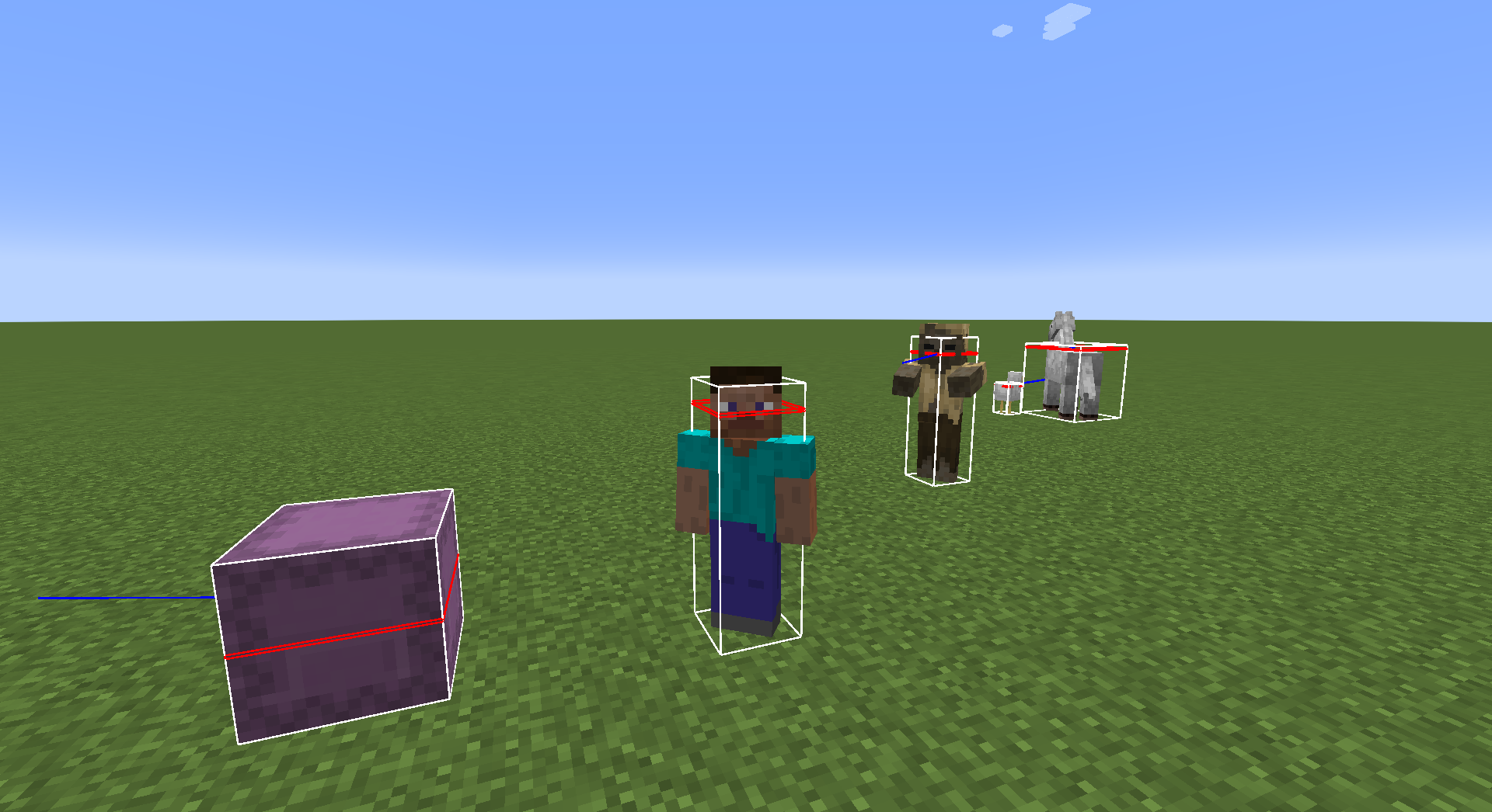 Minecraft entity models