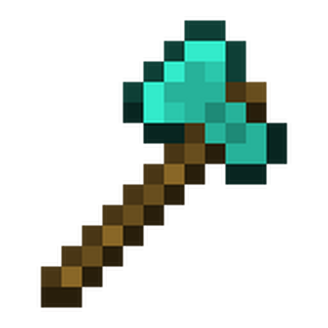 minecraft pixel art diamond tools