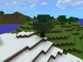 A naturally generated spruce log cold-en oak, found in v0.8.1.
