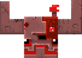 The mooshroom monstrosity's face.