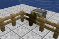 An example of sticky piston use with fences.