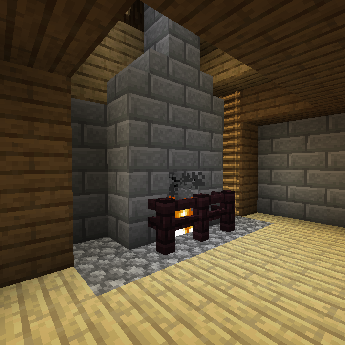 minecraft fireplace