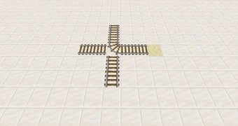 A curva controla a passagem do carrinho de minas