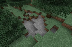 A taiga erosion.