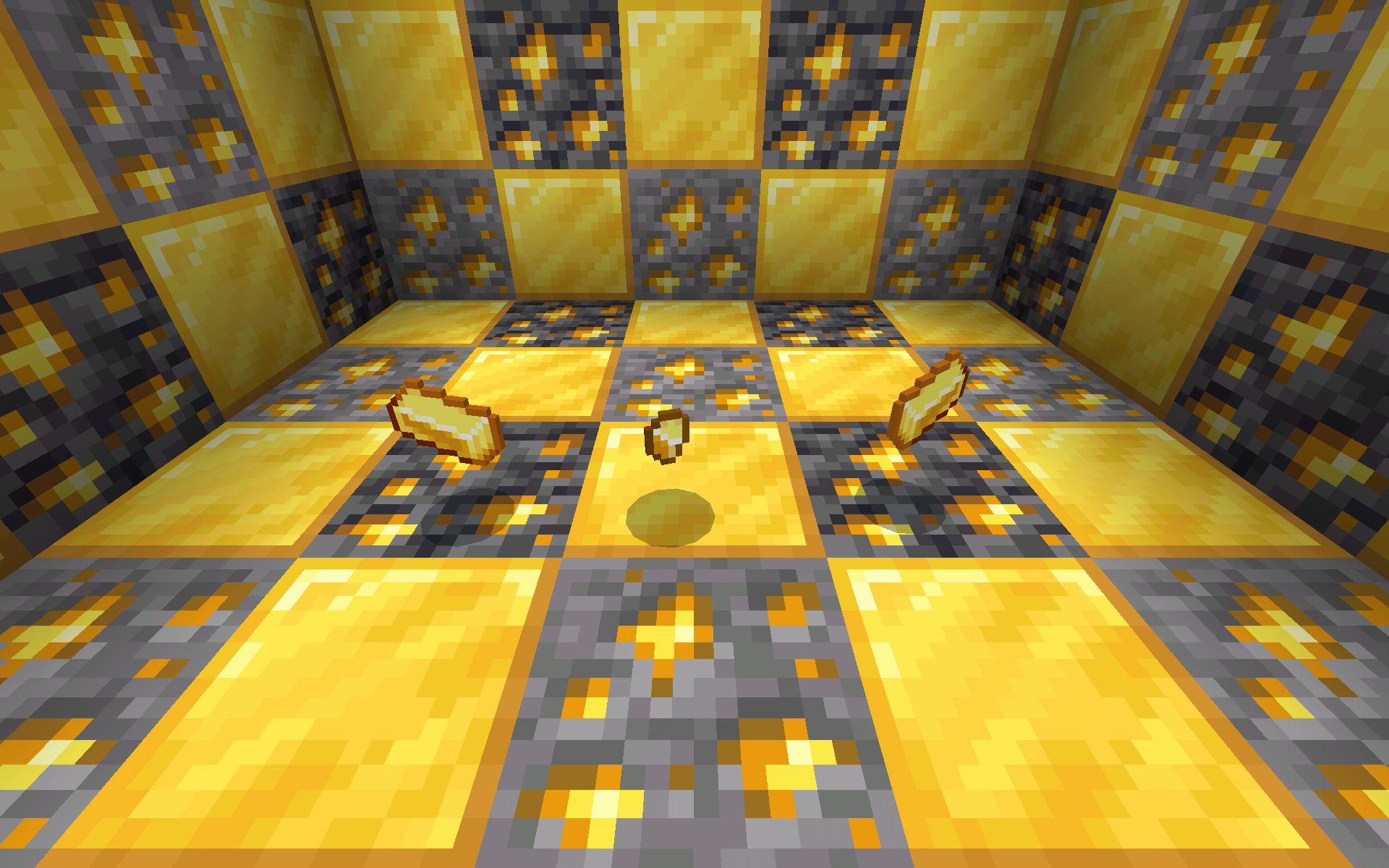 gold ingot minecraft wallpaper