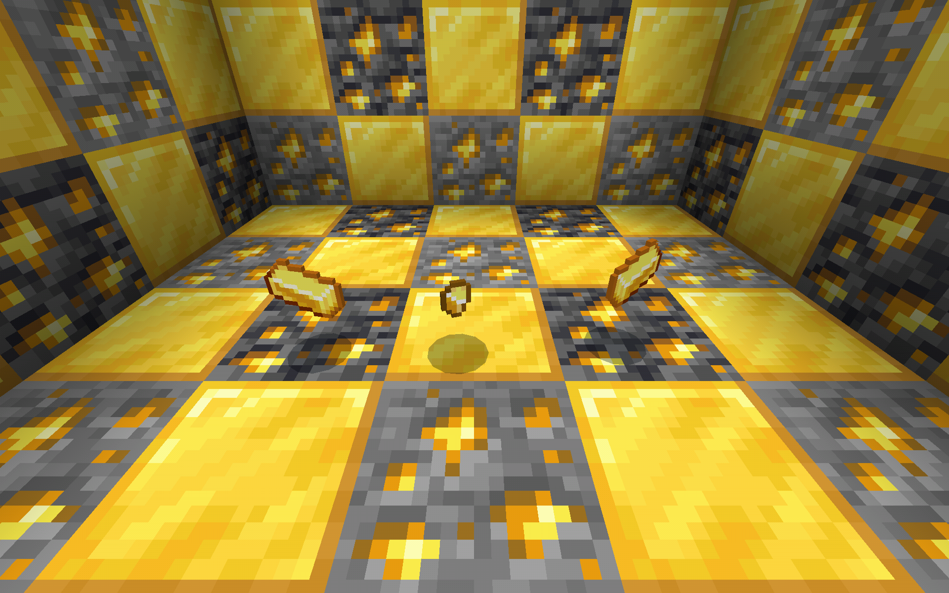 gold minecraft wallpaper