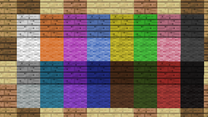 Colored Wooden Planks