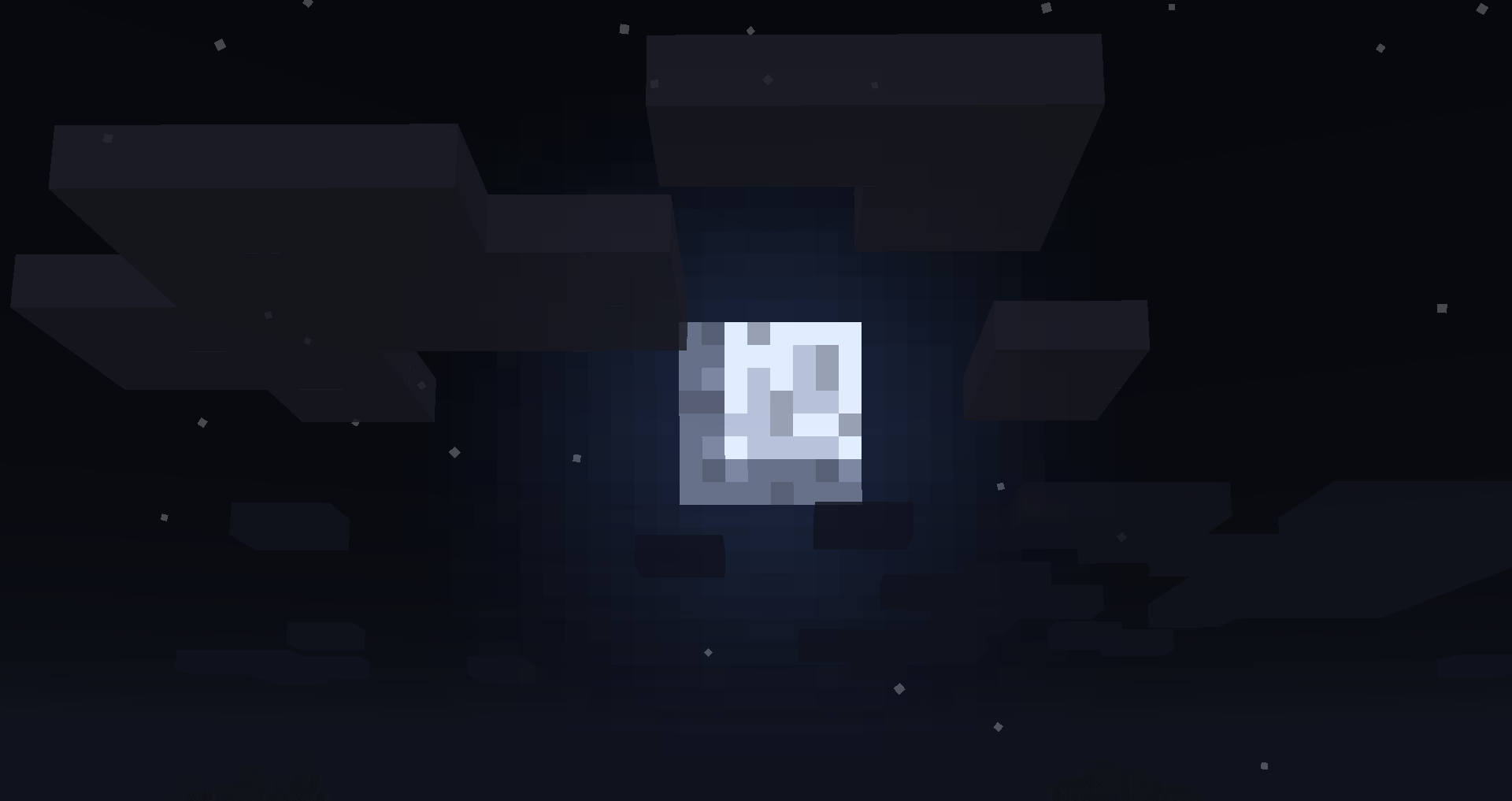 Lunar minecraft. Луна в МАЙНКРАФТЕ. Ночное небо в МАЙНКРАФТЕ. Ночное небо майнкрафт. Луна из майна.