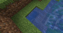 Water flowing into the canyon from nearby river.
