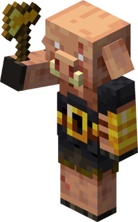 Piglin Brute attacking