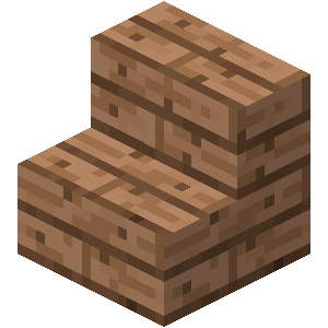 How to make Oak Stairs in Minecraft