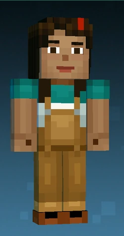 Warm-Medium Skinned, Female Jesse (Red Hairclip)