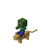 Baby Zombie Riding Ocelot