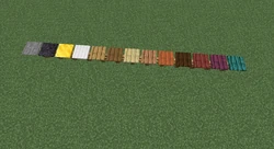 Pressure plates on Fences in Beta 1.8, used to create tables.
