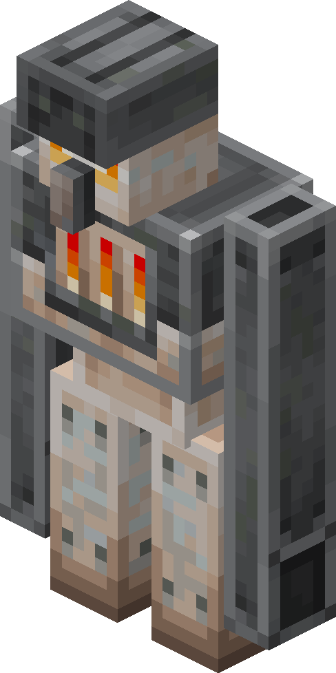 Furnace Golem for my Minecraft Earth Mod! It emits light and has a rare  chance to drop a furnace, or blast furnace upon death! Other than that,  it's like a normal golem