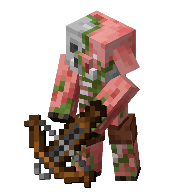 If you put the minecraft classic texture pack, the Zombifield Piglin become  the Zombie Pigman again! : r/Minecraft