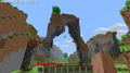 Naturally generated arch.