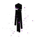 An Enderman screaming in Bedrock Edition