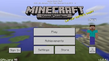 Pocket Edition 1.0.4.1