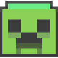 The creeper's sprite seen in banner view.