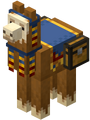A blue llama.
