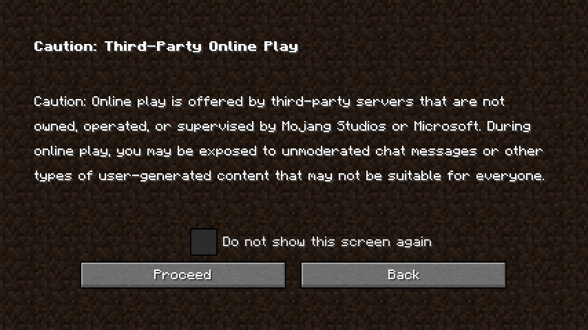 Online minecraft multiplayer