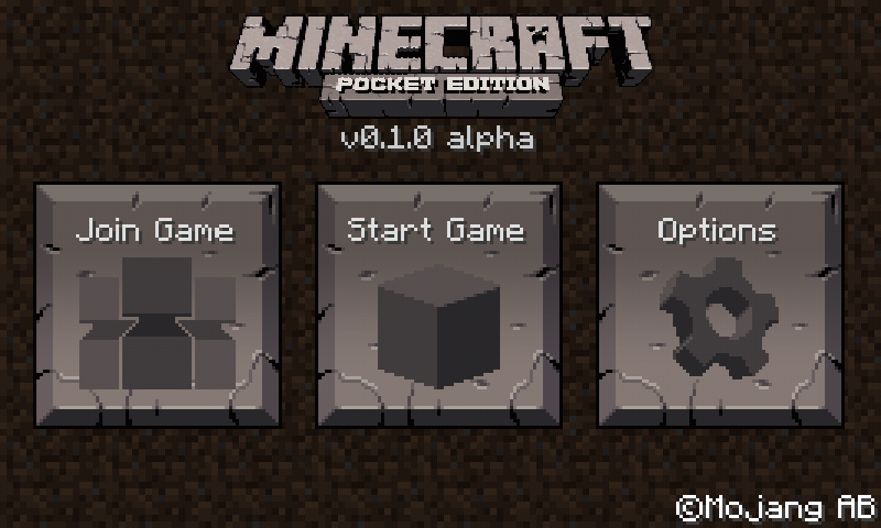 Official Download! The Minecraft Pocket Edition 0.1.0 Resource Pack! Java  Only! Minecraft Texture Pack