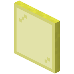 Yellow Stained Glass Pane