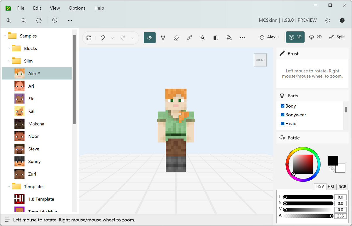 Minecraft Skin Editor