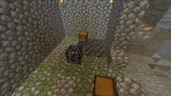 Monster room with a geode underneath it, causing the chest to generate on the top of smooth basalt.