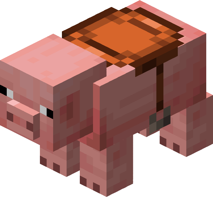 how to draw a minecraft pig face