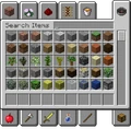 The Creative inventory before Java Edition 1.12 Saved Toolbars were added.