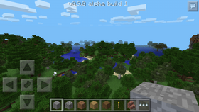 Pocket Edition 0.9.0 build 1 in game