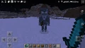 First image of a stray in Bedrock Edition.