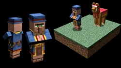 Concept with a hat and early trader llama.