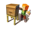 Solo artwork of Alex gathering Honey from a Beehive