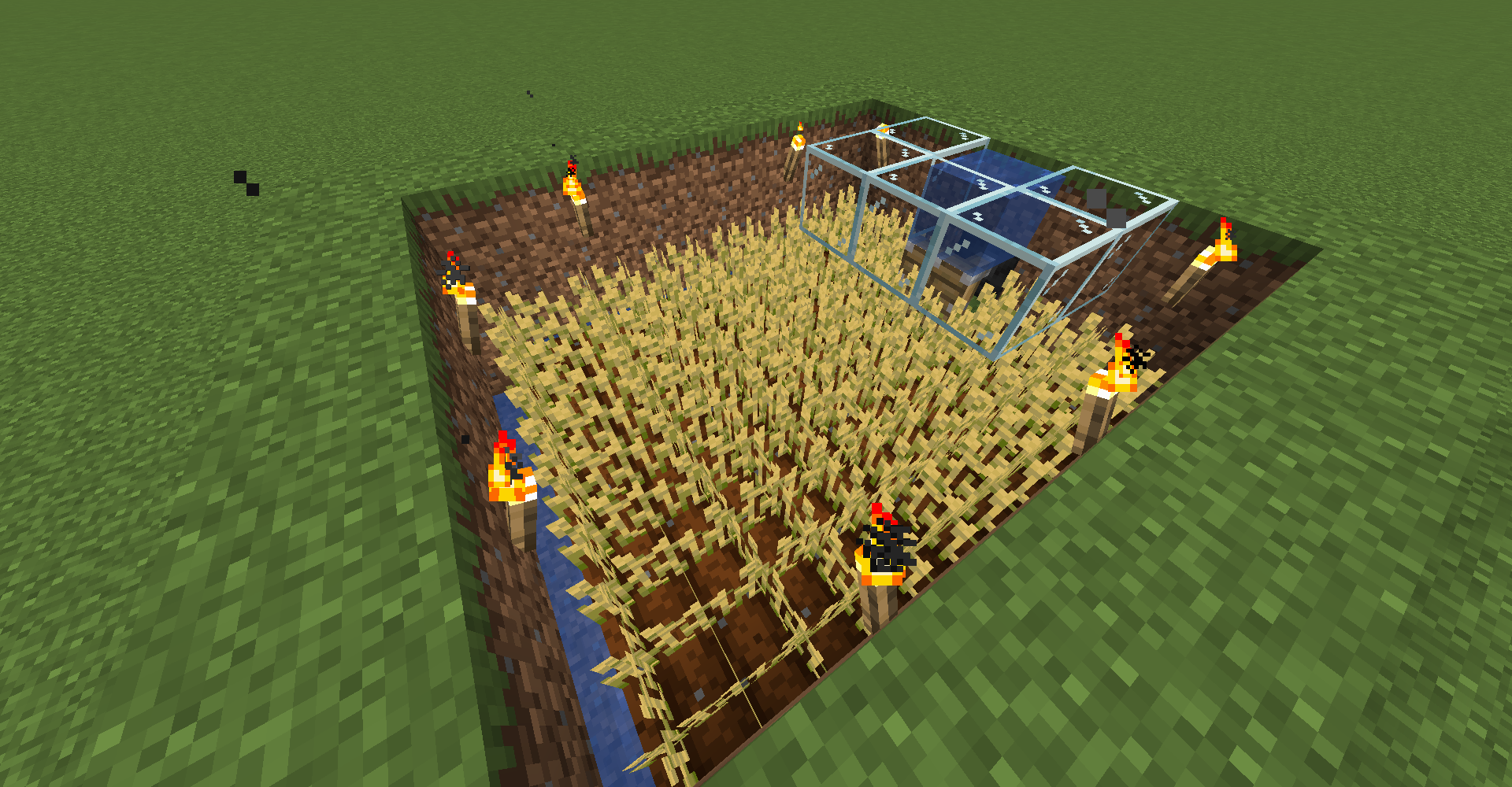 What is the title of this picture ? Tutorials/Crop farming – Official Minecraft Wiki