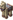 Light Gray Carpeted Llama