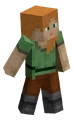 Alex, as they appear in Minecraft Dungeons.