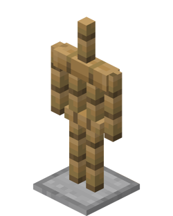 como hacer un soporte de armadura en minecraft